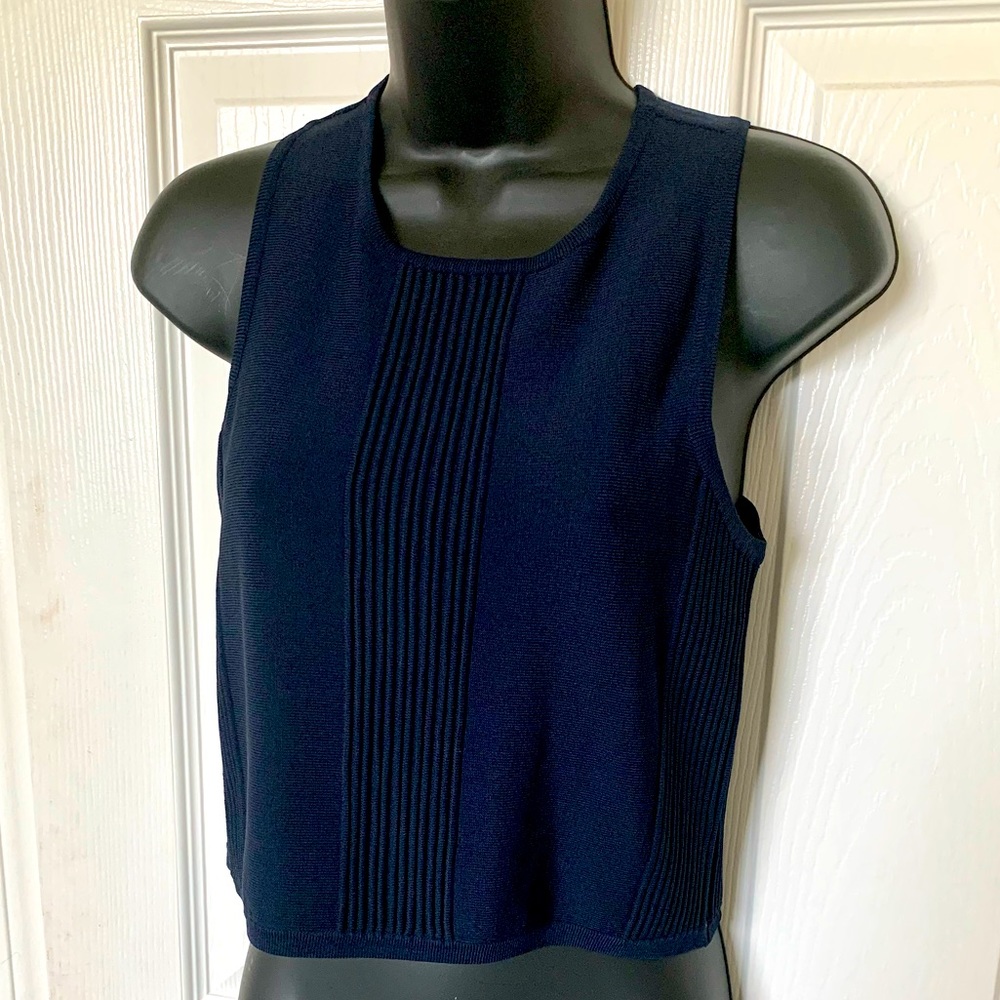 Gianni Bini Navy Knit Top